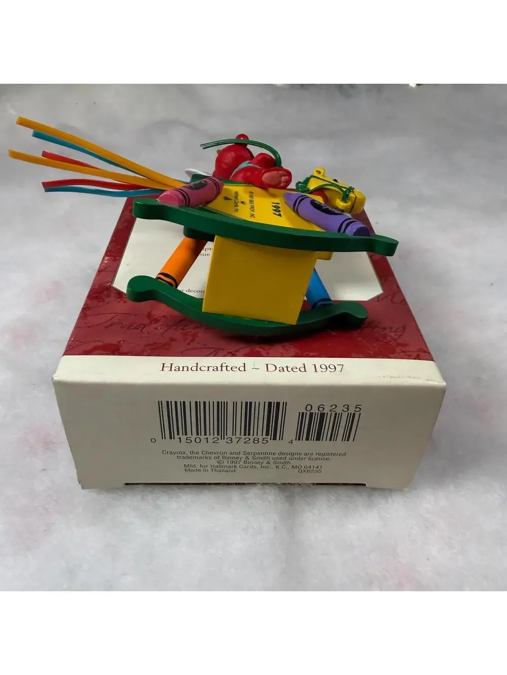 Bright Rocking Colors - Crayola Crayon Rocking Horse - Hallmark Ornament 1997